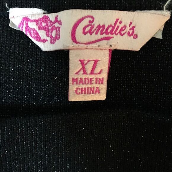 Plus size Black silver sparkle skater/Circle skirt - Picture 5 of 5